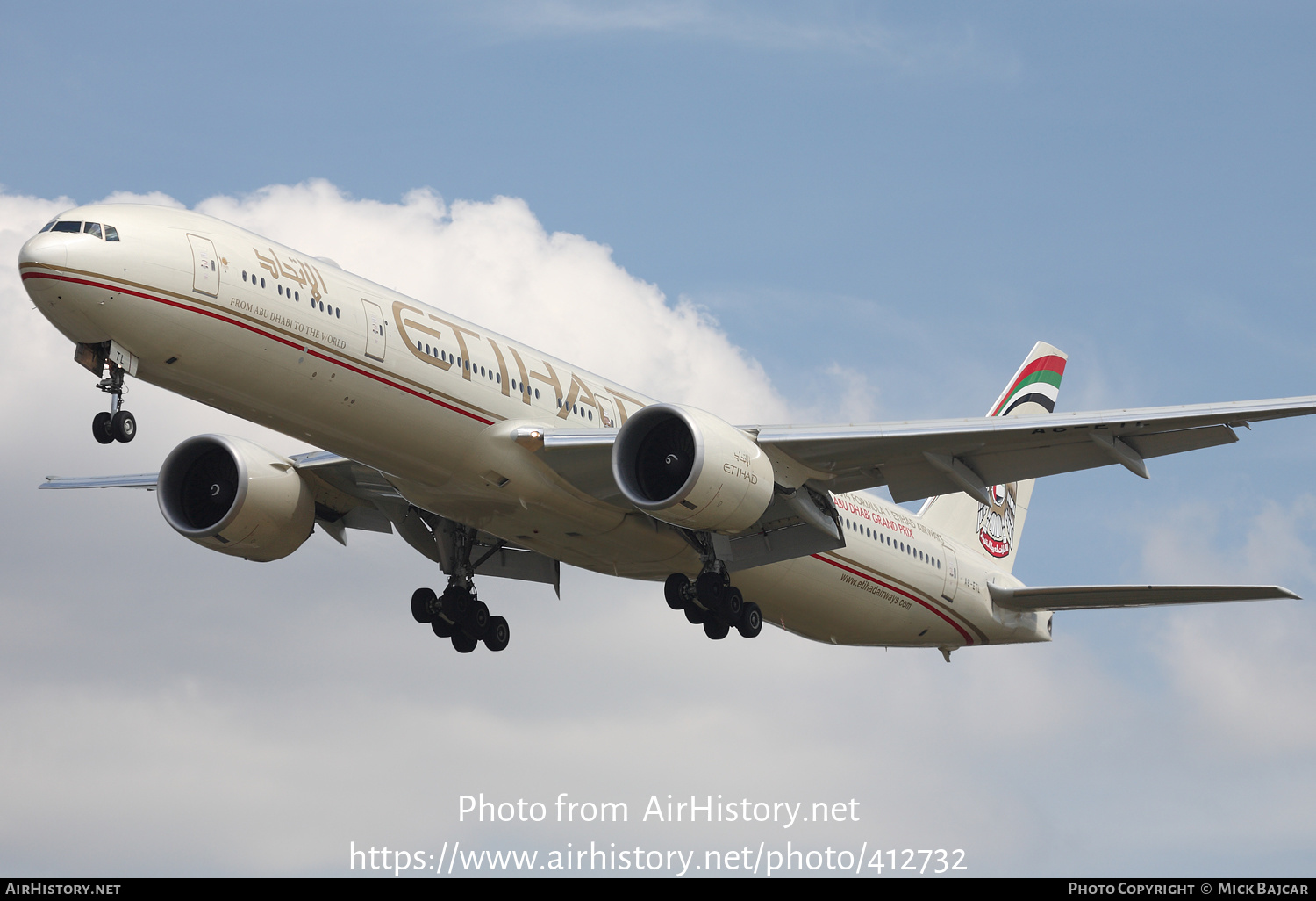 Aircraft Photo of A6-ETL | Boeing 777-3FX/ER | Etihad Airways | AirHistory.net #412732