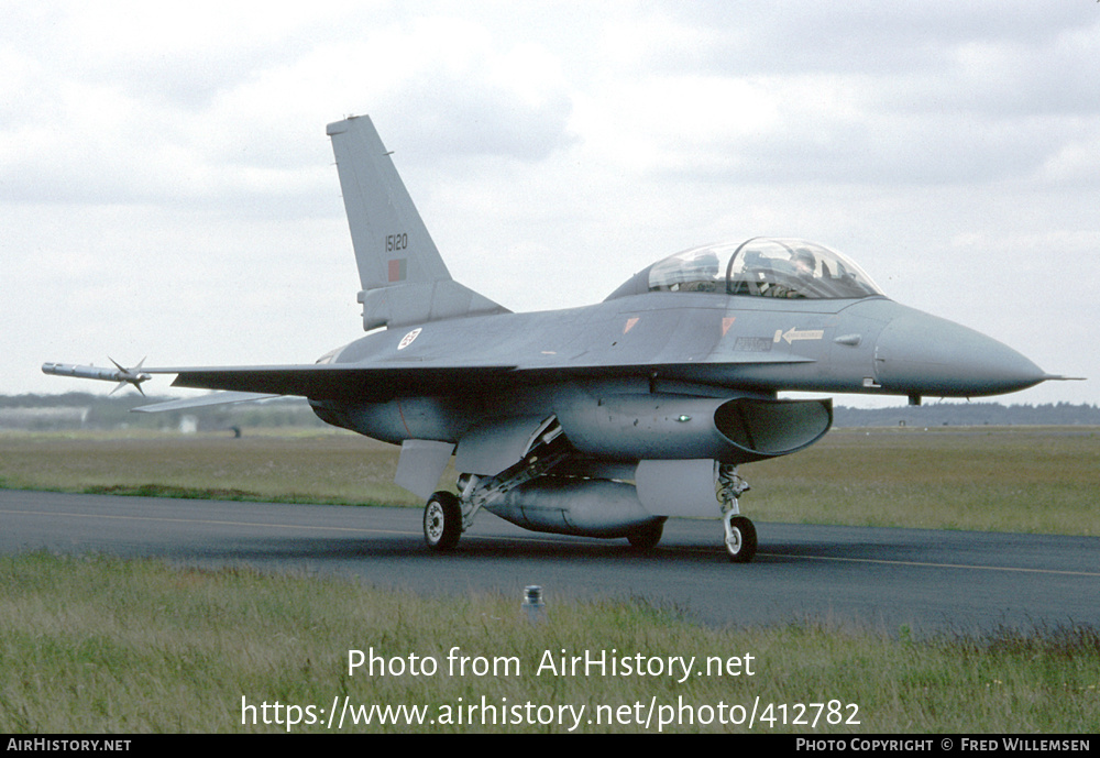 Aircraft Photo of 15120 | General Dynamics F-16B Fighting Falcon | Portugal - Air Force | AirHistory.net #412782