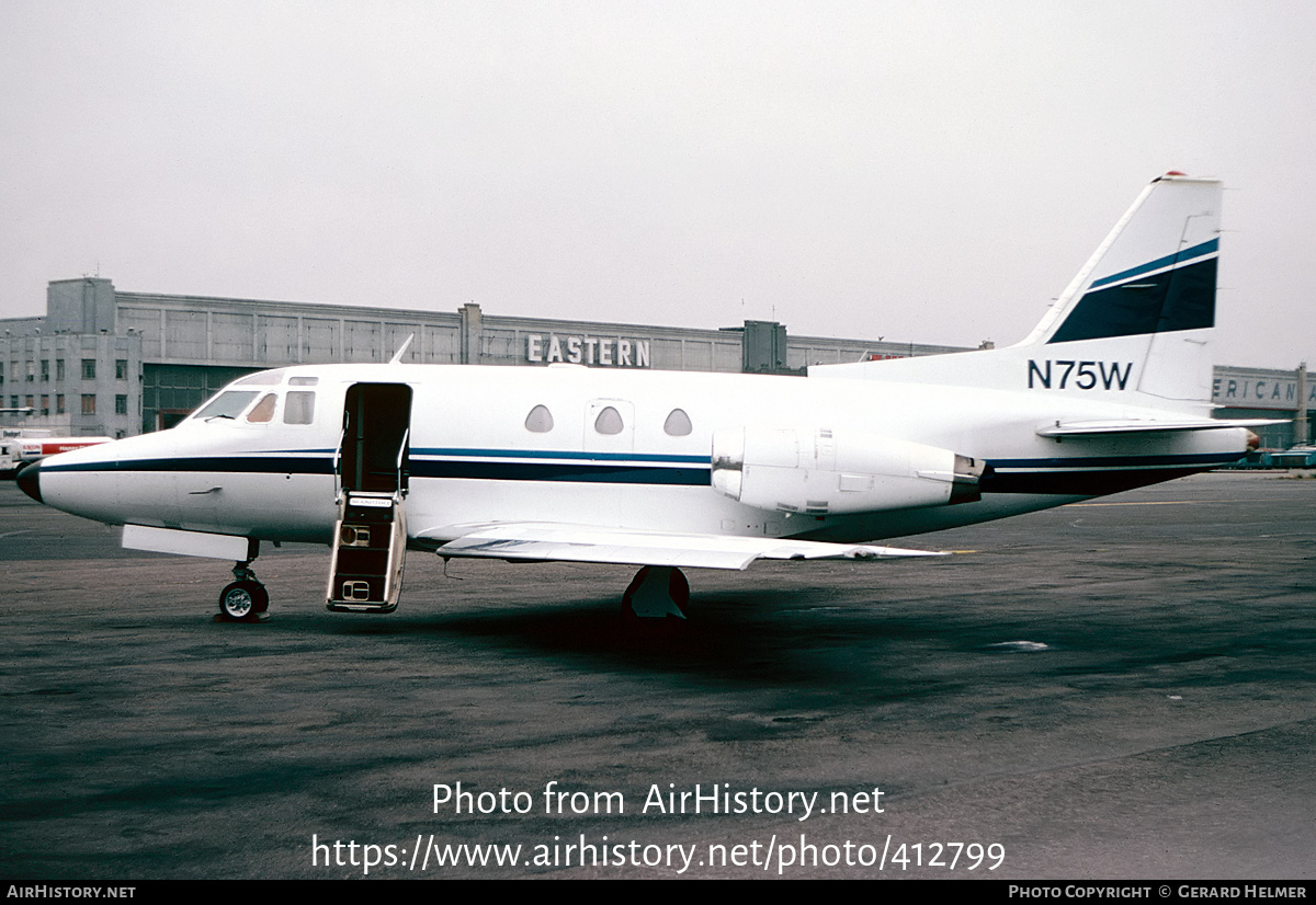 Aircraft Photo of N75W | North American Rockwell NA-282 Sabreliner 40A | AirHistory.net #412799