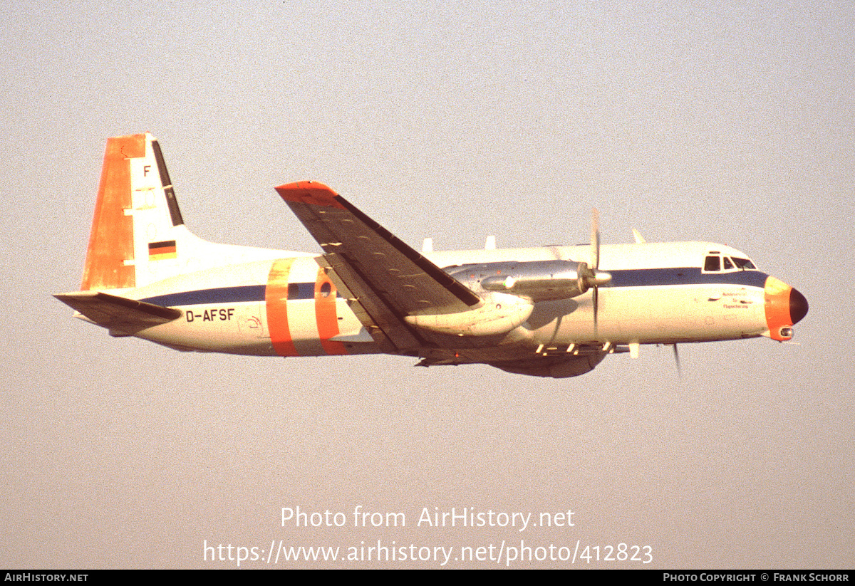 Aircraft Photo of D-AFSF | Hawker Siddeley HS-748 Srs2/244 | BFS - Bundesanstalt für Flugsicherung | AirHistory.net #412823