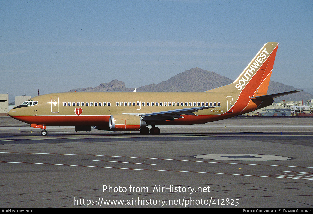 Aircraft Photo of N622SW | Boeing 737-3H4 | Southwest Airlines | AirHistory.net #412825