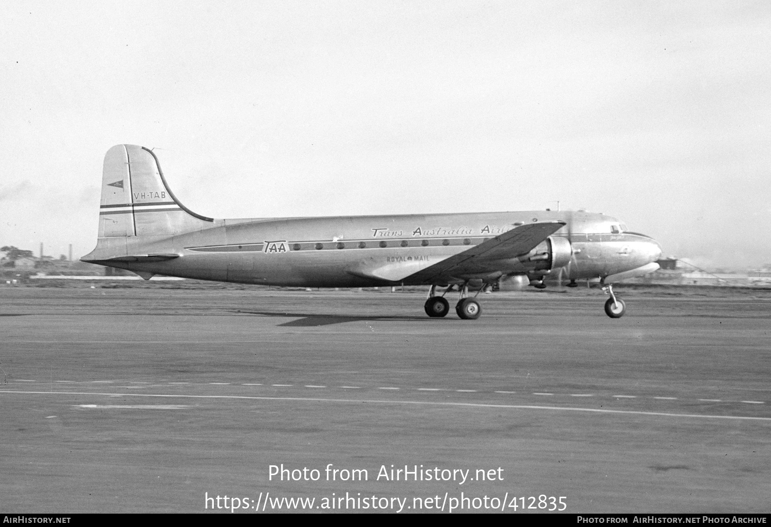 Aircraft Photo of VH-TAB | Douglas DC-4-1009 | Trans-Australia Airlines - TAA | AirHistory.net #412835