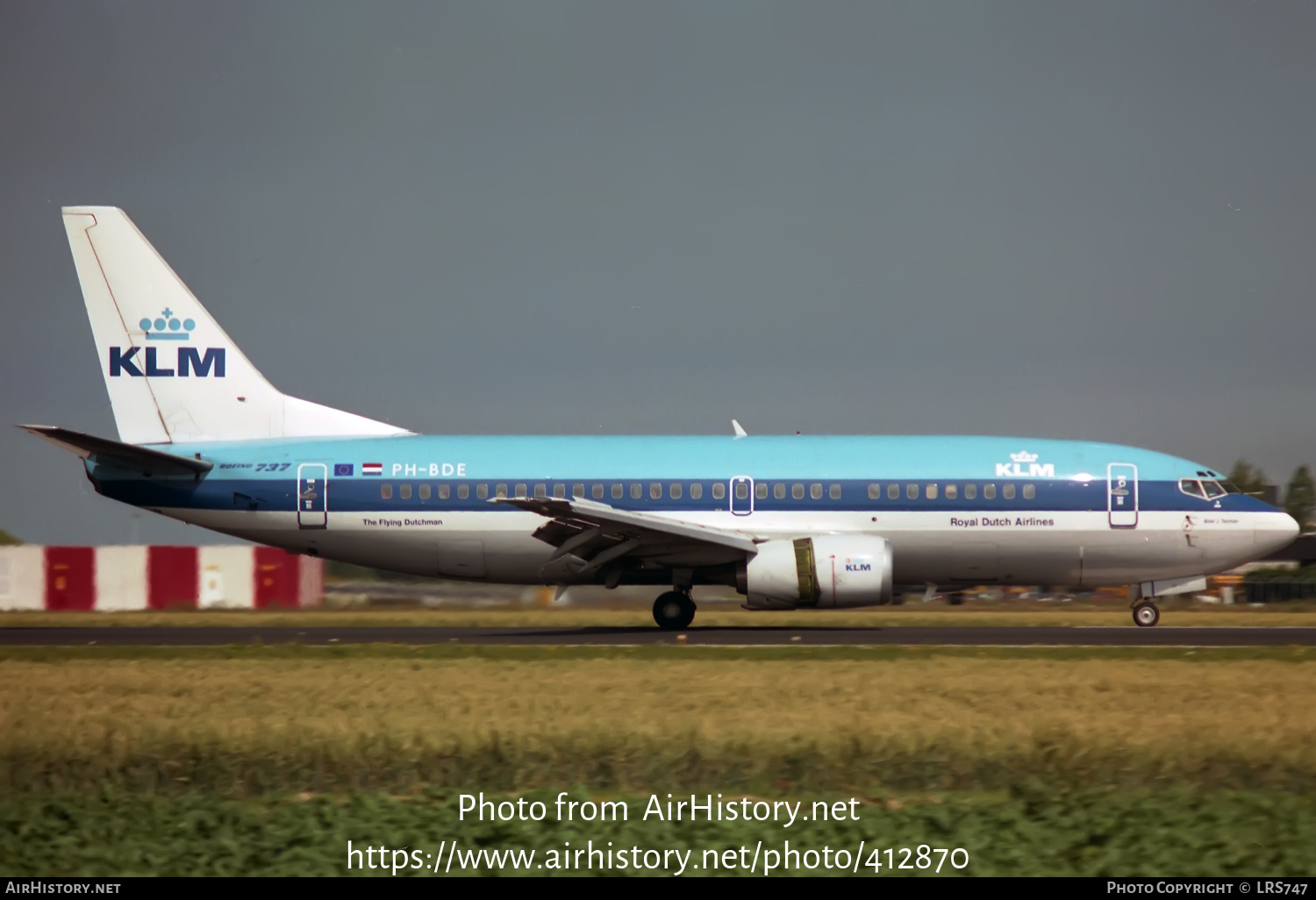 Aircraft Photo of PH-BDE | Boeing 737-306 | KLM - Royal Dutch Airlines | AirHistory.net #412870