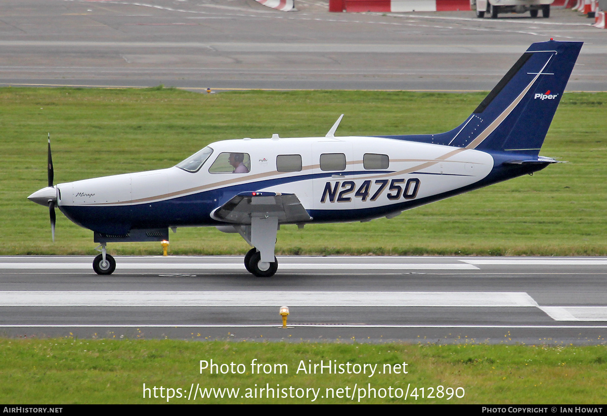 Aircraft Photo of N24750 | Piper PA-46-350P Malibu Mirage | AirHistory.net #412890