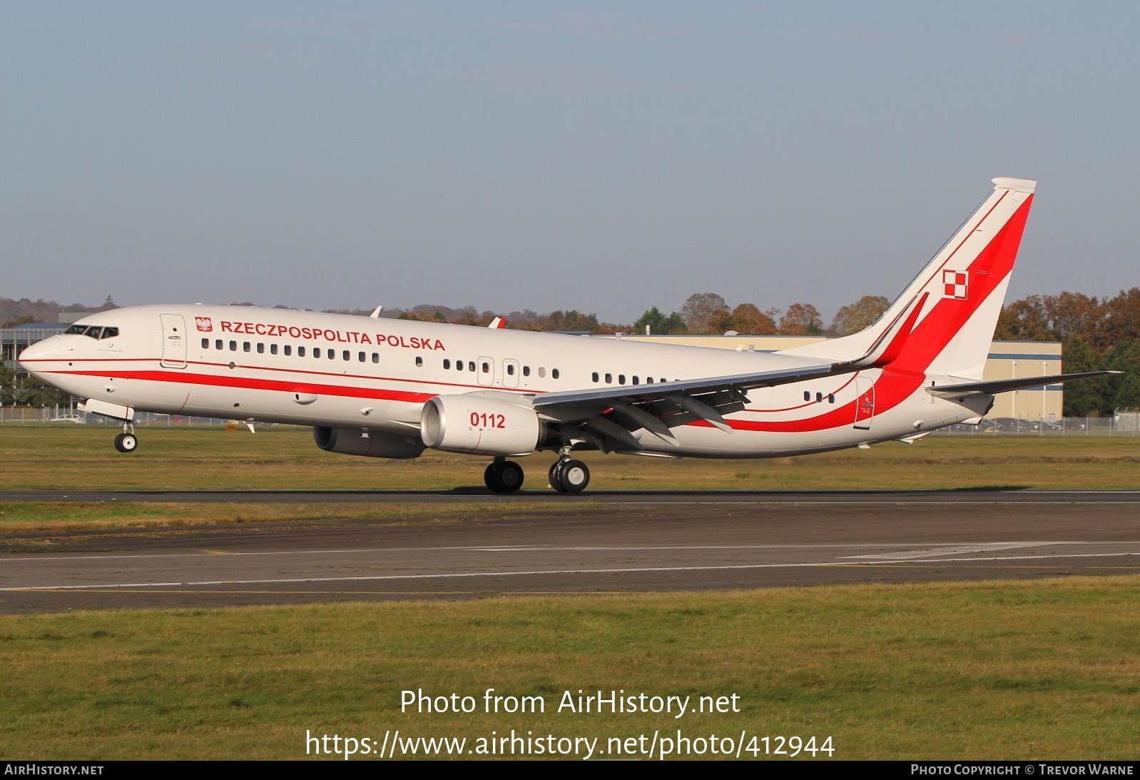 Aircraft Photo of 0112 | Boeing 737-800 | Poland - Air Force | AirHistory.net #412944