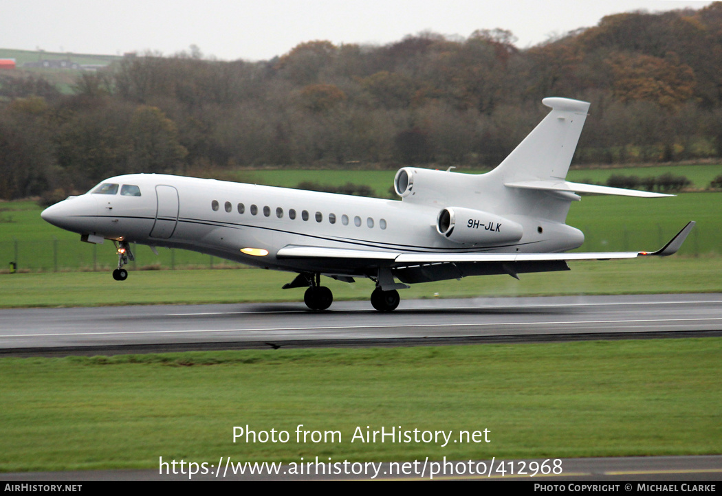 Aircraft Photo of 9H-JLK | Dassault Falcon 7X | AirHistory.net #412968