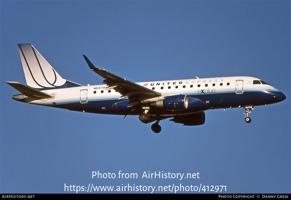 Aircraft Photo of N657RW | Embraer 170SE (ERJ-170-100SE) | United Express | AirHistory.net #412971