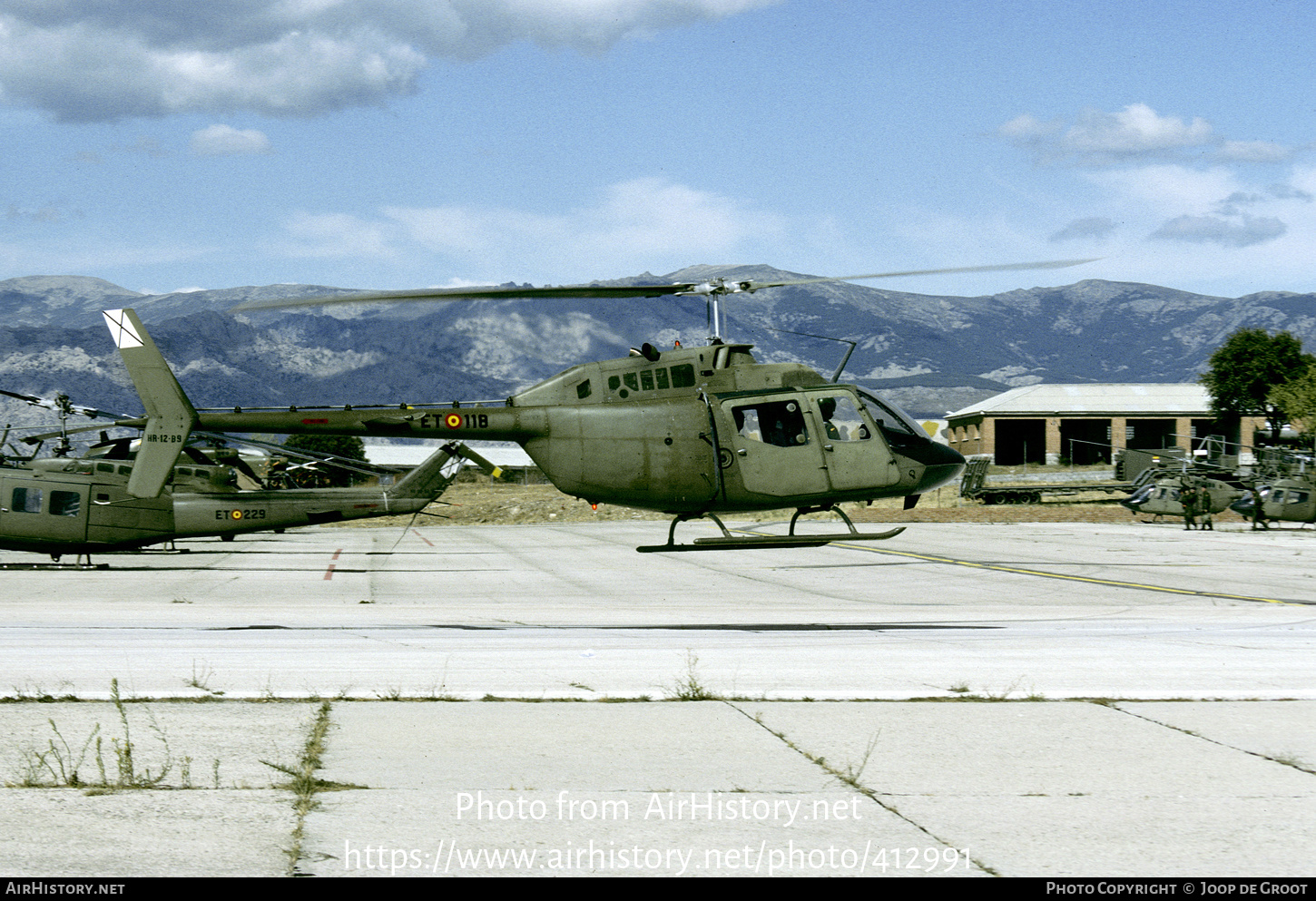 Aircraft Photo of HR12B-9 | Bell OH-58B Kiowa (206A-1) | Spain - Army | AirHistory.net #412991