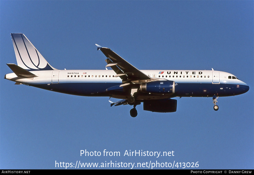 Aircraft Photo of N497UA | Airbus A320-232 | United Airlines | AirHistory.net #413026