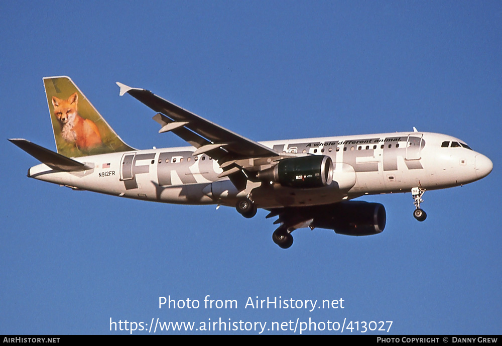 Aircraft Photo of N912FR | Airbus A319-111 | Frontier Airlines | AirHistory.net #413027