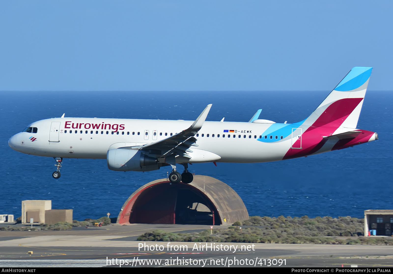 Aircraft Photo of D-AEWK | Airbus A320-214 | Eurowings | AirHistory.net #413091