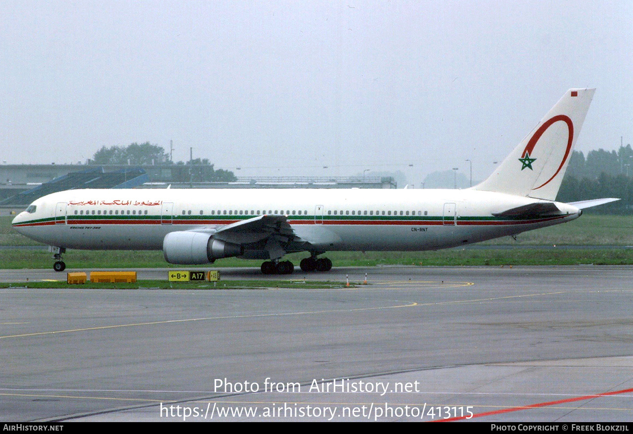 Aircraft Photo of CN-RNT | Boeing 767-36N/ER | Royal Air Maroc - RAM | AirHistory.net #413115