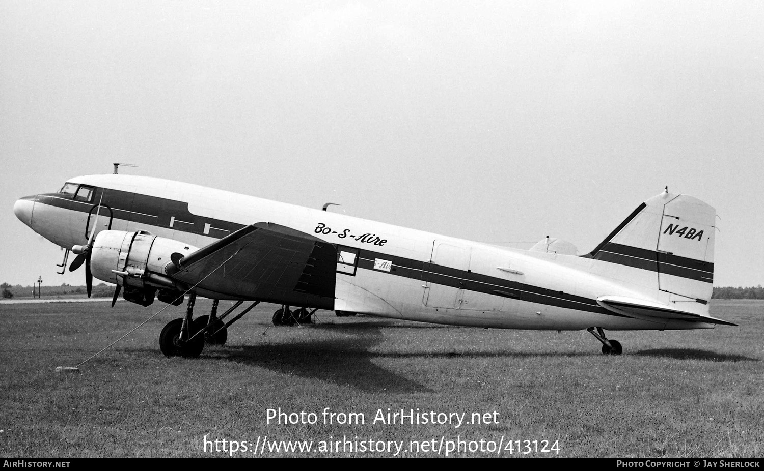 Aircraft Photo of N4BA | Douglas C-47 Skytrain | Bo-S-Aire | AirHistory.net #413124