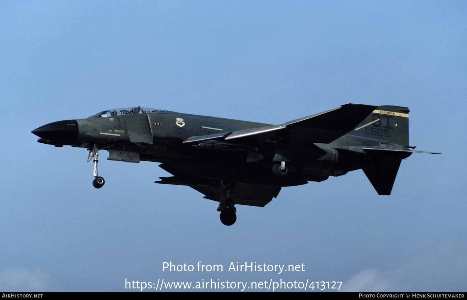 Aircraft Photo of 66-7505 / AF66-505 | McDonnell Douglas F-4D Phantom II | USA - Air Force | AirHistory.net #413127