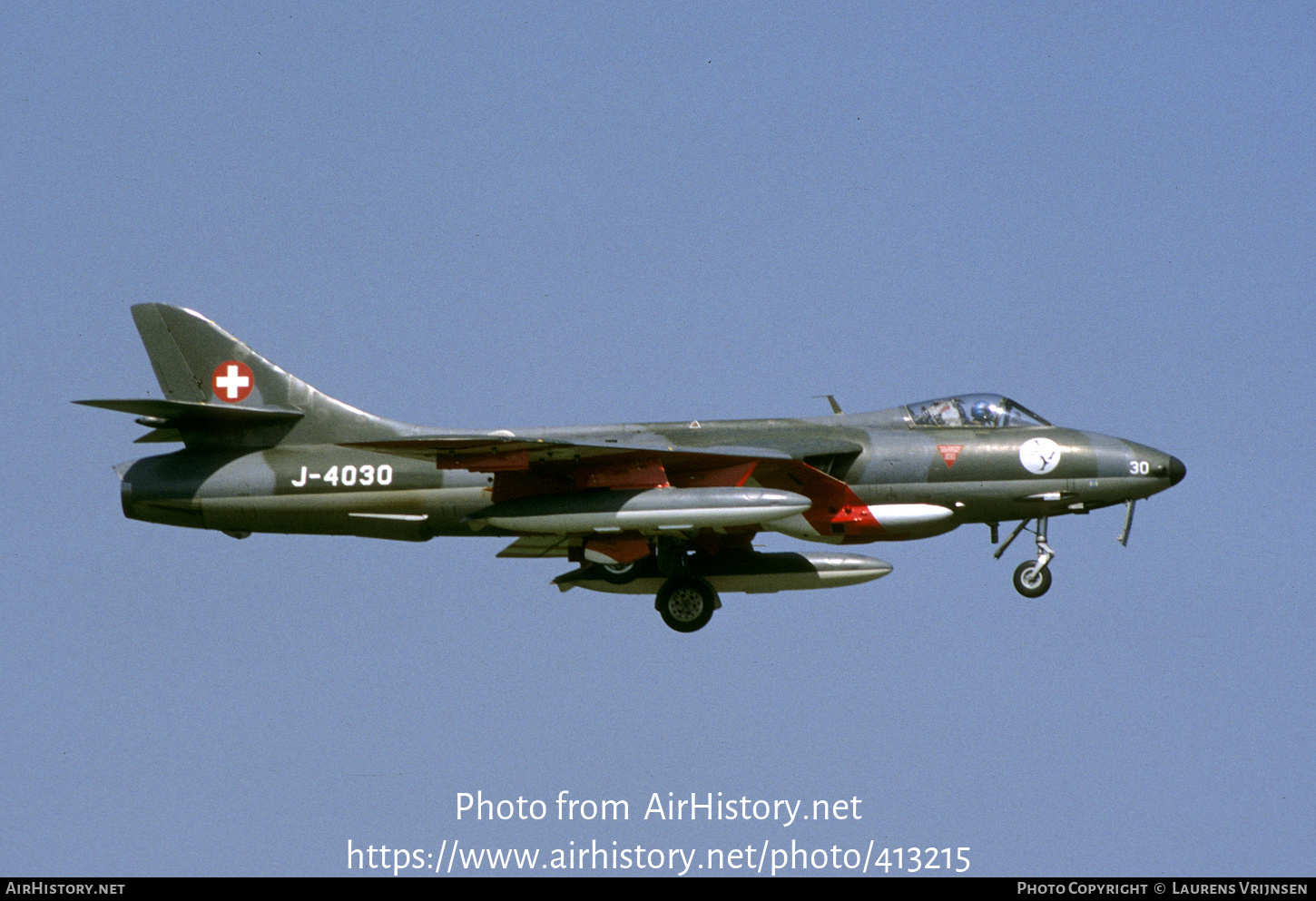 Aircraft Photo of J-4030 | Hawker Hunter F58 | Switzerland - Air Force | AirHistory.net #413215