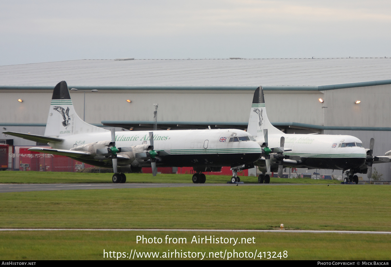 Aircraft Photo of G-FIJR | Lockheed L-188C(PF) Electra | Atlantic Airlines | AirHistory.net #413248