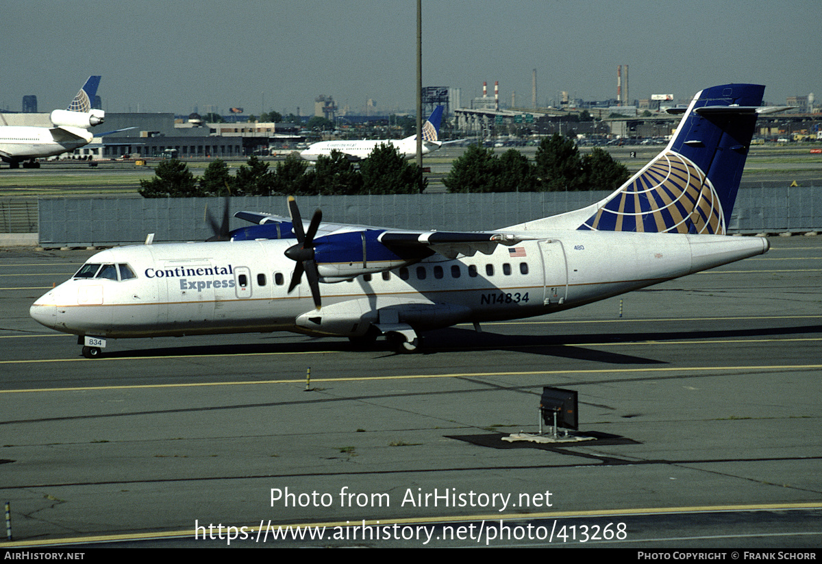 Aircraft Photo of N14834 | ATR ATR-42-320 | Continental Express | AirHistory.net #413268