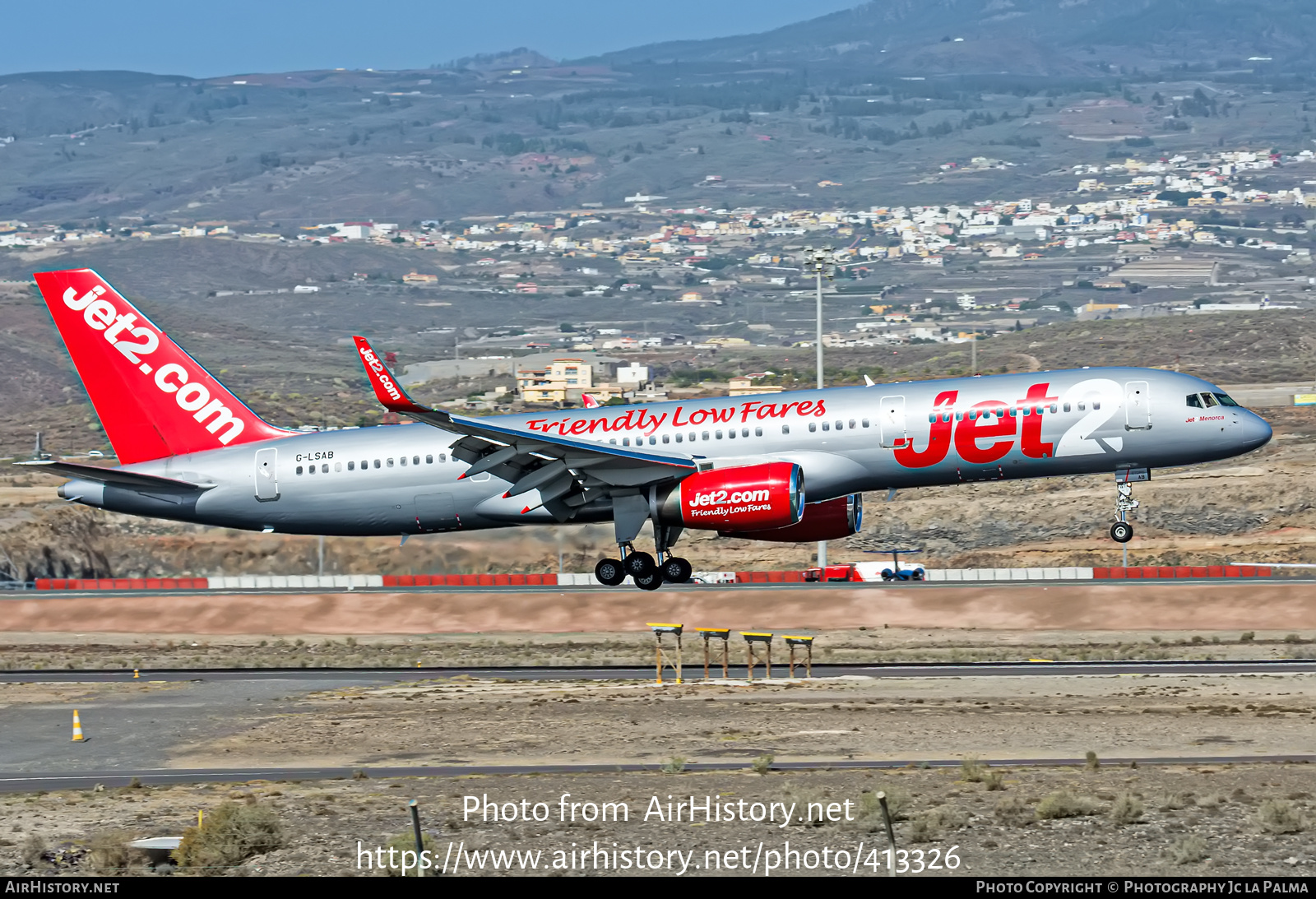 Aircraft Photo of G-LSAB | Boeing 757-27B | Jet2 | AirHistory.net #413326