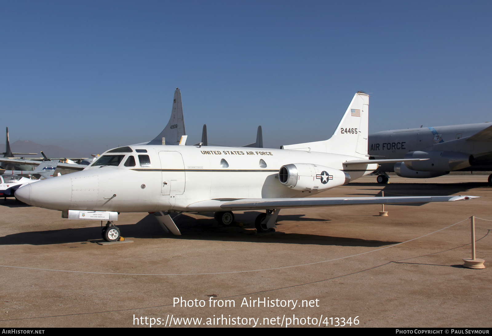 Aircraft Photo of 62-4465 / 24465 | North American CT-39A | USA - Air Force | AirHistory.net #413346