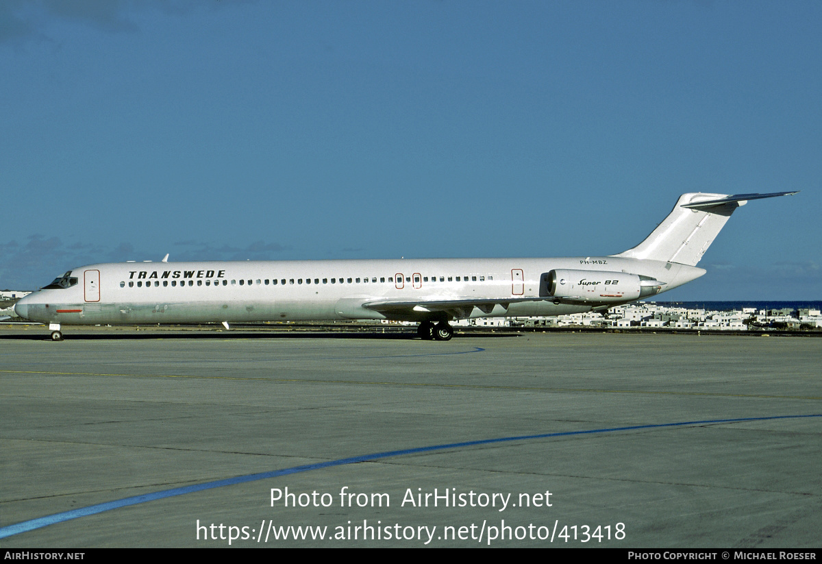 Aircraft Photo of PH-MBZ | McDonnell Douglas MD-82 (DC-9-82) | Transwede Airways | AirHistory.net #413418