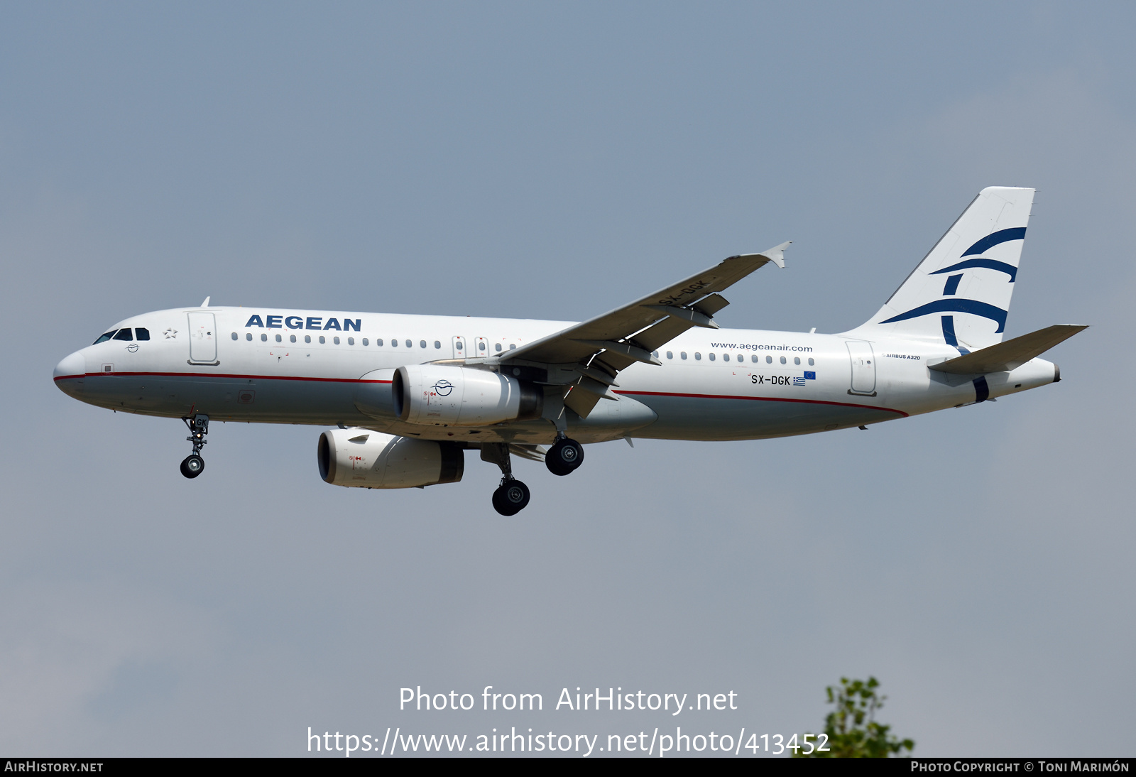 Aircraft Photo of SX-DGK | Airbus A320-232 | Aegean Airlines | AirHistory.net #413452