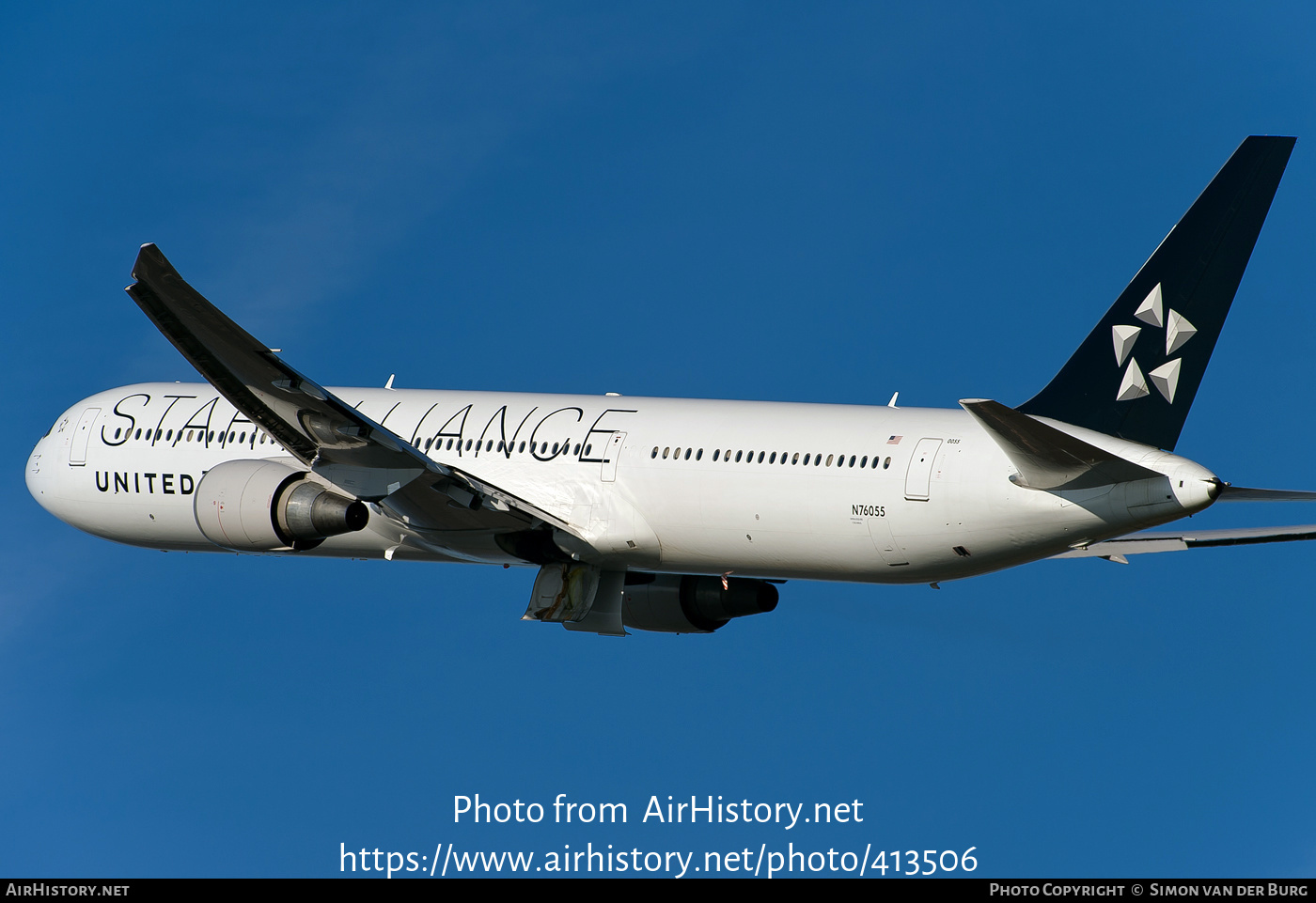 Aircraft Photo of N76055 | Boeing 767-424/ER | United Airlines | AirHistory.net #413506