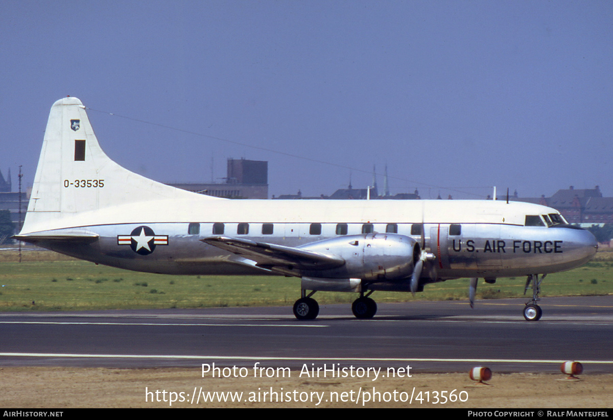 Aircraft Photo of 53-3535 / 0-33535 | Convair T-29D | USA - Air Force | AirHistory.net #413560