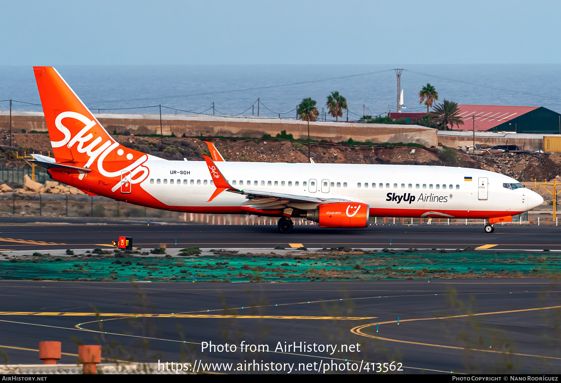 Aircraft Photo of UR-SQH | Boeing 737-86Q | SkyUp Airlines | AirHistory.net #413562