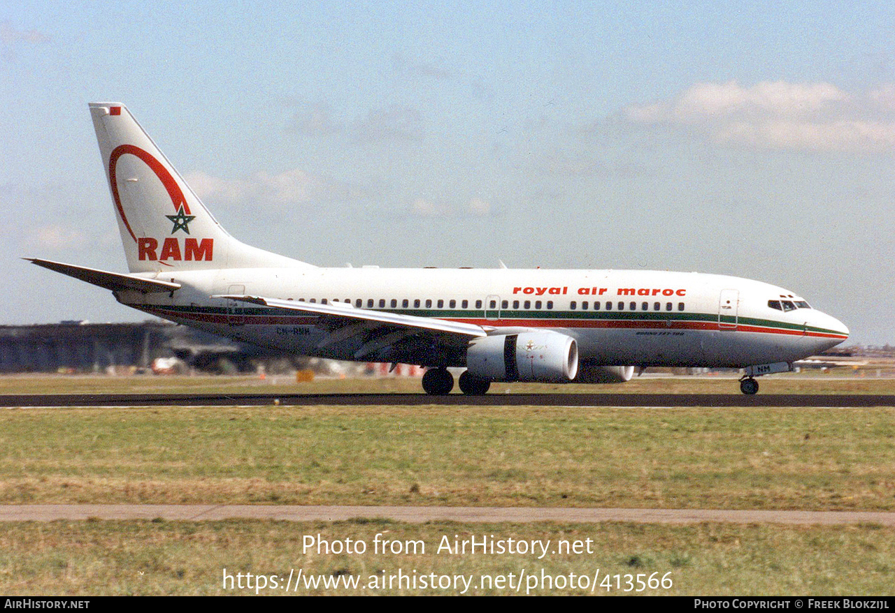 Aircraft Photo of CN-RNM | Boeing 737-7B6 | Royal Air Maroc - RAM | AirHistory.net #413566