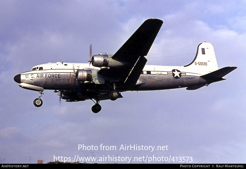 Aircraft Photo of 45-590 / 0-50590 | Douglas C-54G Skymaster | USA - Air Force | AirHistory.net #413573