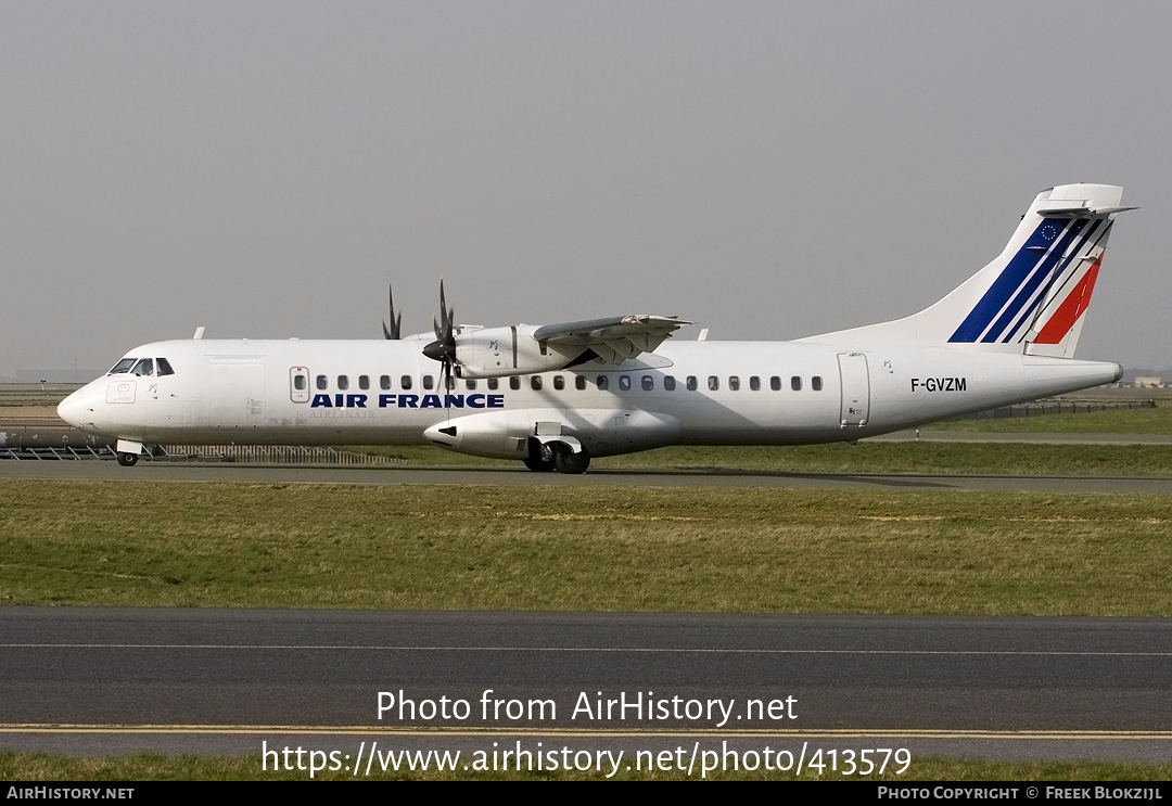 Aircraft Photo of F-GVZM | ATR ATR-72-500 (ATR-72-212A) | Air France | AirHistory.net #413579