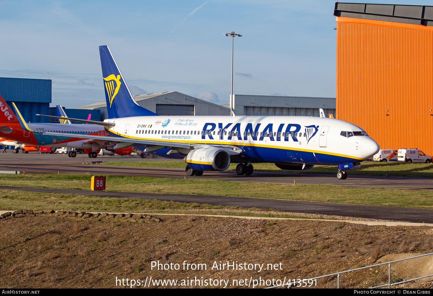 Aircraft Photo of EI-DWX | Boeing 737-8AS | Ryanair | AirHistory.net #413591