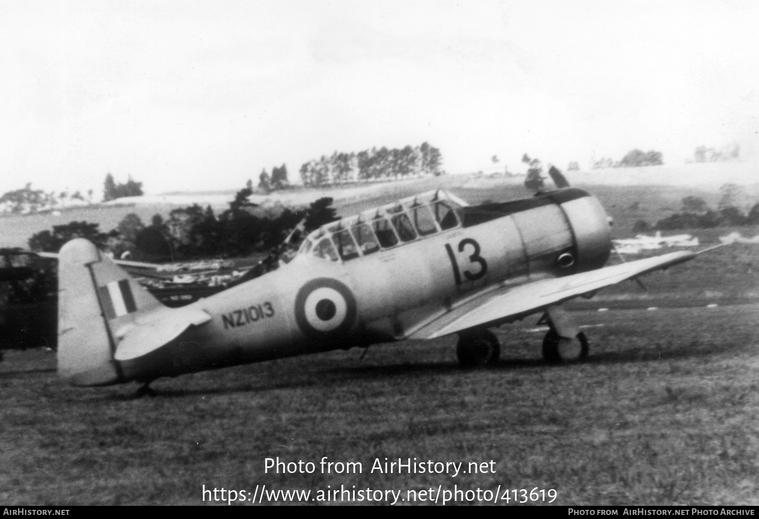 Aircraft Photo of NZ1013 | North American AT-16 Harvard IIA | New Zealand - Air Force | AirHistory.net #413619