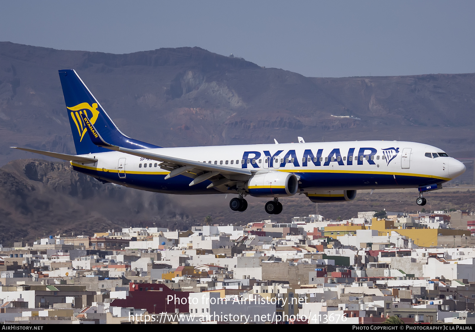 Aircraft Photo of SP-RKS | Boeing 737-8AS | Ryanair | AirHistory.net #413676