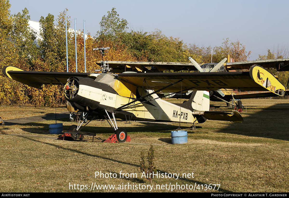 Aircraft Photo of HA-PXB | PZL-Okecie PZL-101 Gawron | AirHistory.net #413677