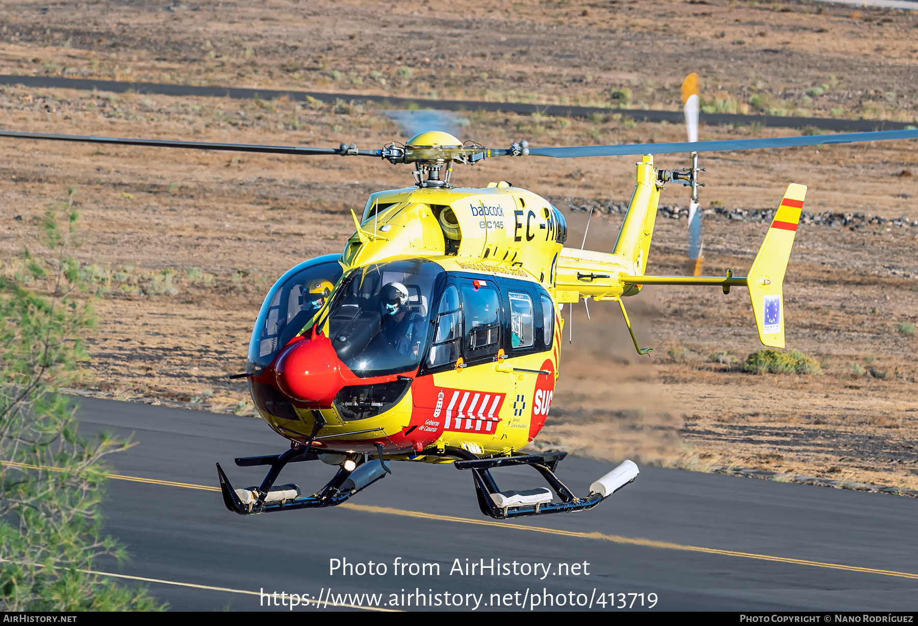 Aircraft Photo of EC-MNT | Airbus Helicopters EC-145 (BK-117 D-2) | Servicio de Urgencias Canario - SUC | AirHistory.net #413719