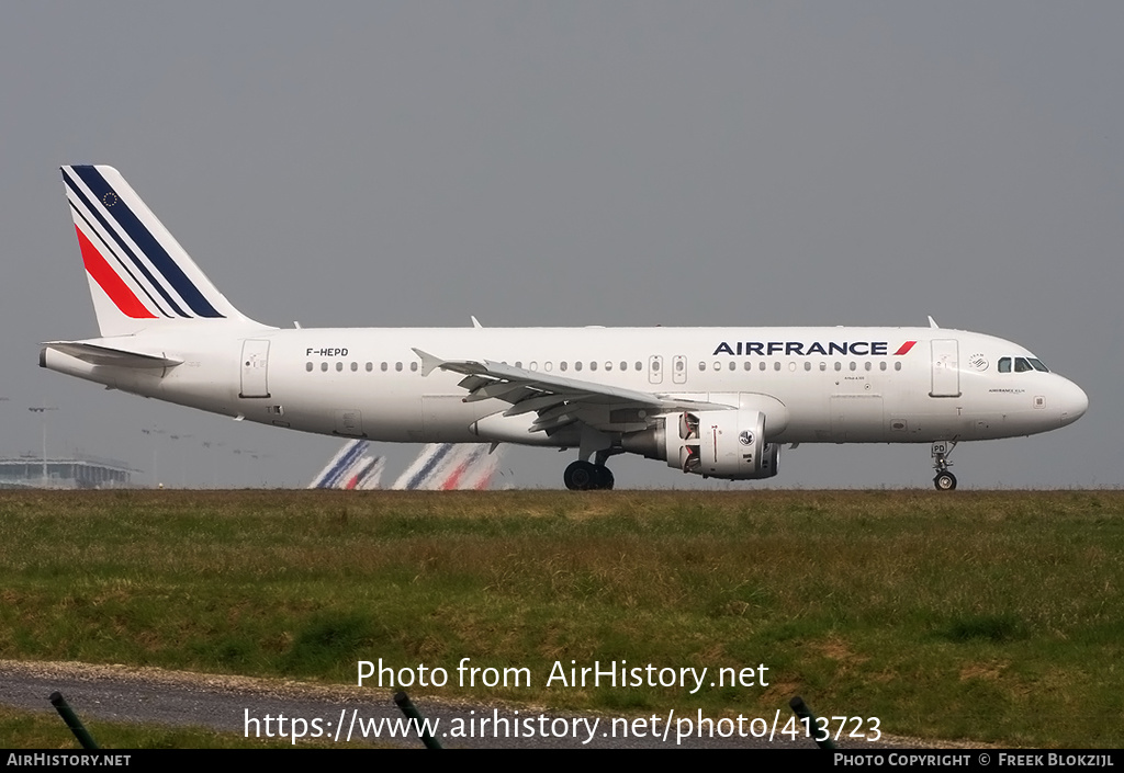 Aircraft Photo of F-HEPD | Airbus A320-214 | Air France | AirHistory.net #413723