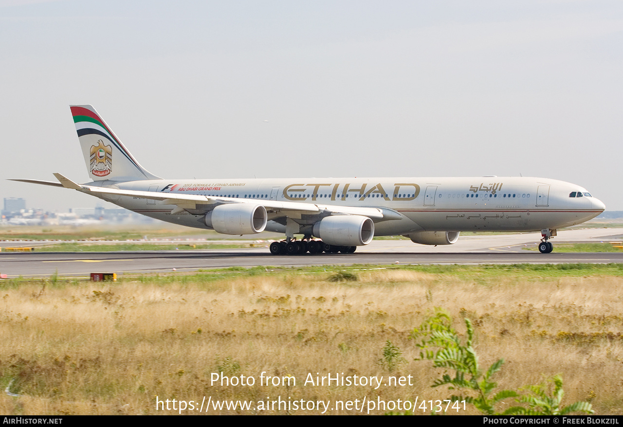 Aircraft Photo of A6-EHA | Airbus A340-541 | Etihad Airways | AirHistory.net #413741