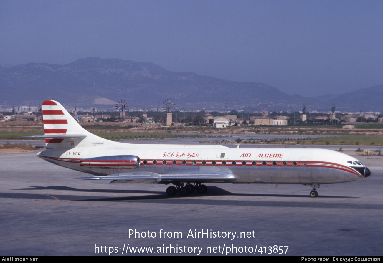 Aircraft Photo of 7T-VAE | Sud SE-210 Caravelle III | Air Algérie | AirHistory.net #413857