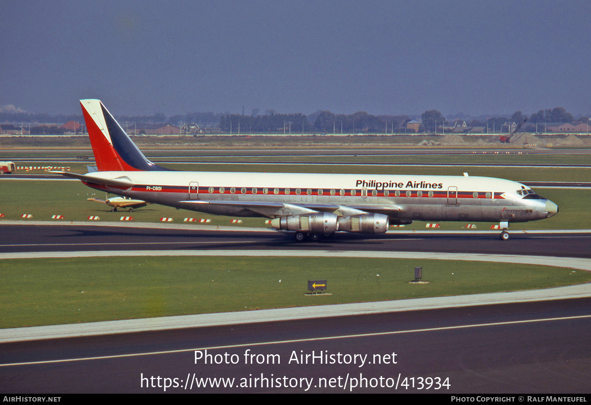 Aircraft Photo of PI-C801 | Douglas DC-8-53 | Philippine Airlines | AirHistory.net #413934