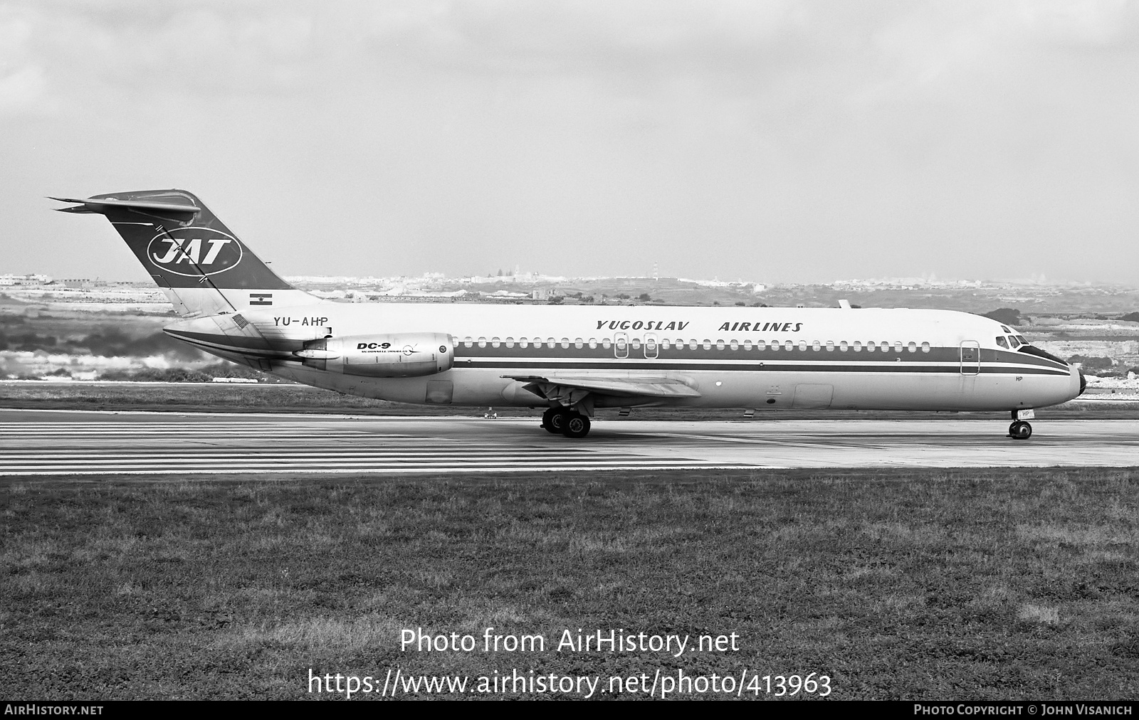 Aircraft Photo of YU-AHP | McDonnell Douglas DC-9-32 | JAT Yugoslav Airlines - Jugoslovenski Aerotransport | AirHistory.net #413963