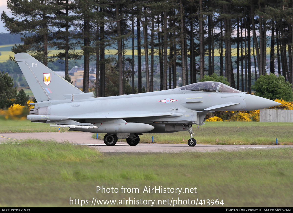 Aircraft Photo of ZK329 | Eurofighter EF-2000 Typhoon FGR4 | UK - Air Force | AirHistory.net #413964