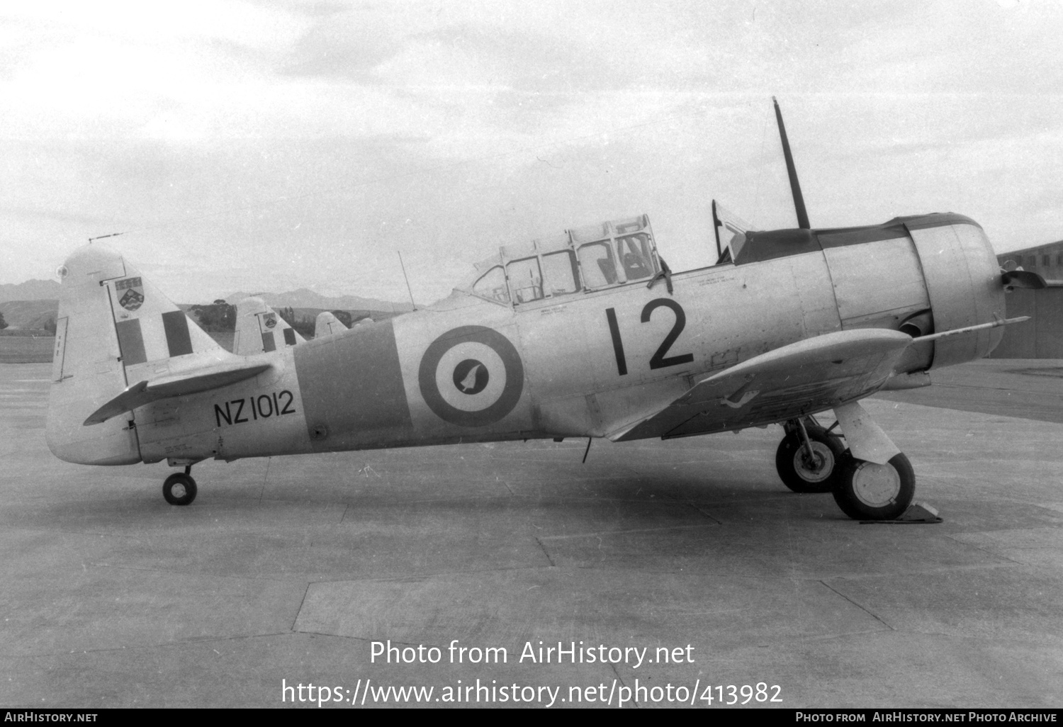 Aircraft Photo of NZ1012 | North American AT-6C Harvard IIA | New Zealand - Air Force | AirHistory.net #413982