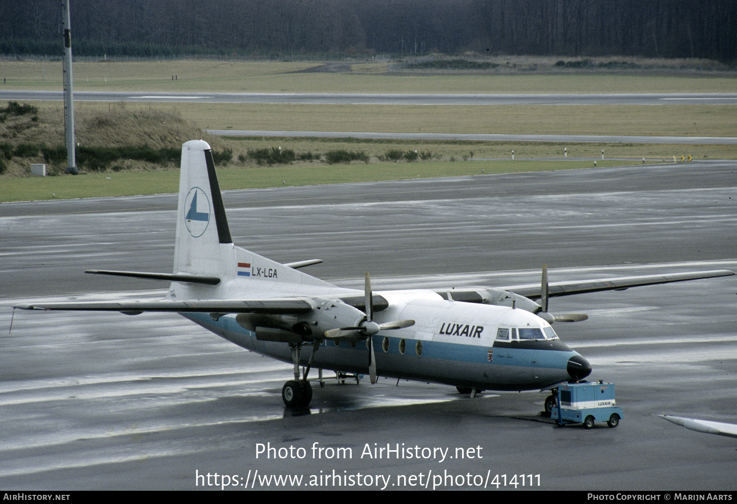 Aircraft Photo of LX-LGA | Fokker F27-100 Friendship | Luxair | AirHistory.net #414111