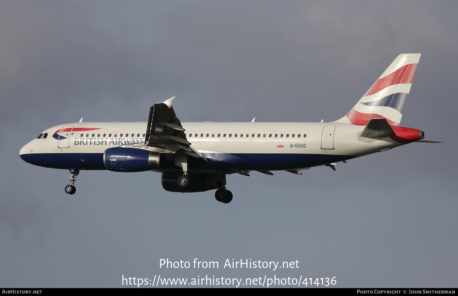 Aircraft Photo of G-EUUC | Airbus A320-232 | British Airways | AirHistory.net #414136