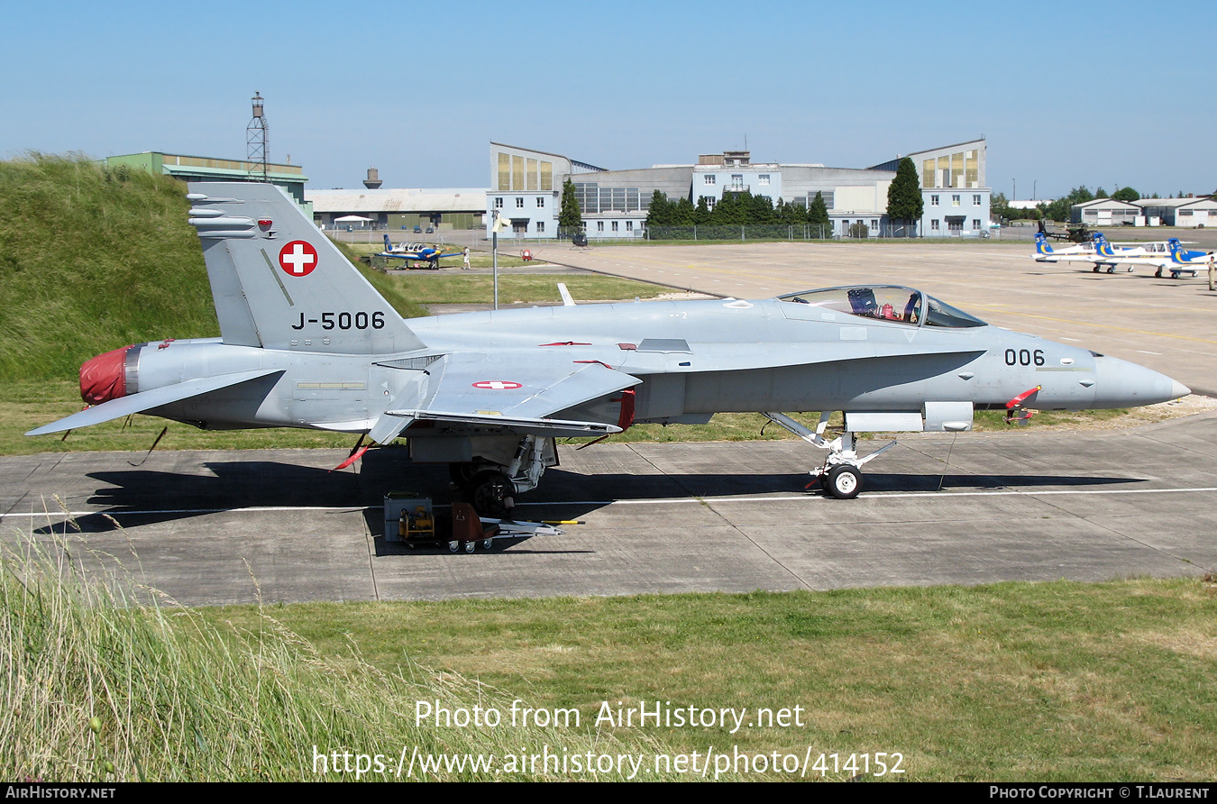 Aircraft Photo of J-5006 | McDonnell Douglas F/A-18C Hornet | Switzerland - Air Force | AirHistory.net #414152