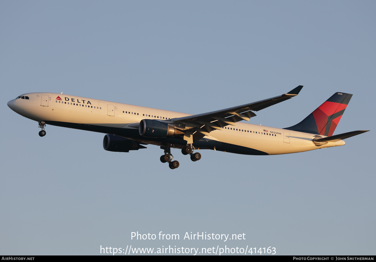 Aircraft Photo of N825NW | Airbus A330-302 | Delta Air Lines | AirHistory.net #414163