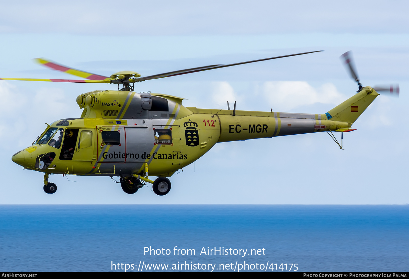 Aircraft Photo of EC-MGR | PZL-Swidnik W-3AS Sokol | Gobierno de Canarias | AirHistory.net #414175