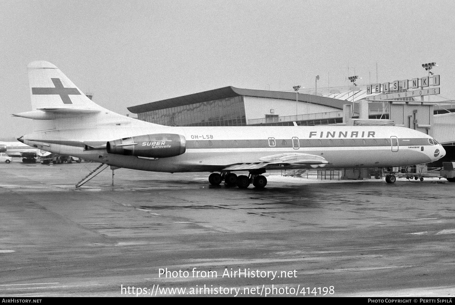 Aircraft Photo of OH-LSB | Sud SE-210 Caravelle 10B3 Super B | Finnair | AirHistory.net #414198