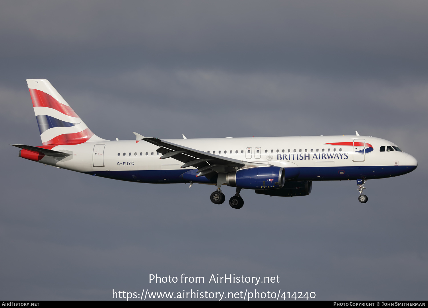 Aircraft Photo of G-EUYG | Airbus A320-232 | British Airways | AirHistory.net #414240